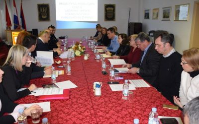 Župan Damir Jelić sa suradnicima u posjeti Općini Krnjak